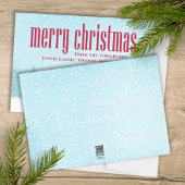  Red Truck Merry Kerstmis Feestdagenkaart