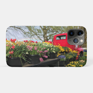 Red Truck met Spring Flowers & Rainbow Case-Mate iPhone Case