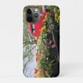 Red Truck met Spring Flowers & Rainbow Case-Mate iPhone Case (Achterkant)