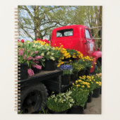 Red Truck met Spring Flowers & Rainbow Planner (Voorkant)