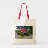 Red Truck met Tulips, Oregon Tote Bag (Voorkant)