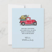  Red Truck-meubilair budget Moving Kaart (Achterkant)