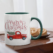  Red Truck Mok voor kerstmis