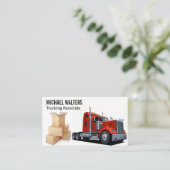 Red Truck | Movers | Visitekaartje dozen (Staand voorkant)