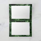 Red Truck op kerstboom Feestdagen Kaart (Binnen)