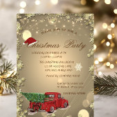 Red Truck Pine Tree (kerstfeest) Kaart