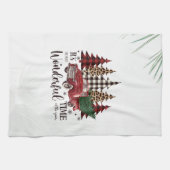 Red Truck, Pine Tree Theedoek (Horizontaal)