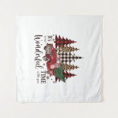  Red Truck, Pine Tree Wandkleed (Voorkant (horizontaal))