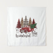  Red Truck, Pine Tree Wandkleed (Voorkant)