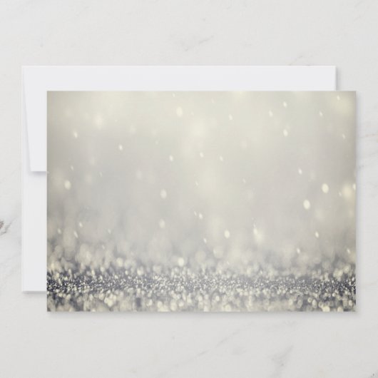 Red Truck Pine Trees Bokeh Snowflakes kerst Kaart (Achterkant)