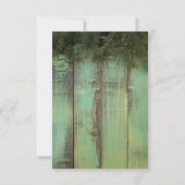 Red Truck Pine Trees, Licht Wood Kerstfeest Kaart (Achterkant)