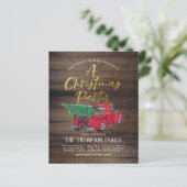 Red Truck & Pset Budget Kerstparty (Staand voorkant)