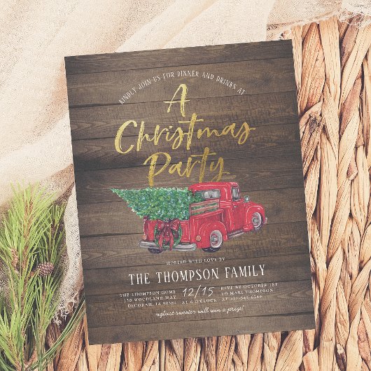 Red Truck & Pset Budget Kerstparty