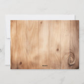 Red Truck Rustic Country Feestdagenkaart (Achterkant)