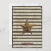  Red Truck Rustic Farmhouse Boy Baby shower Kaart (Achterkant)