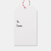 Red Truck Shiplap Rustic Gift Labels Cadeaulabel (Achterkant)