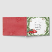  Red Truck Snow-kerstfeest-wedstrijd-gast Bo Gastenboek (Volledig)