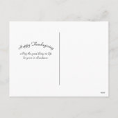  Red Truck Sunflower Thanksgiving Feestdagenkaart (Achterkant)