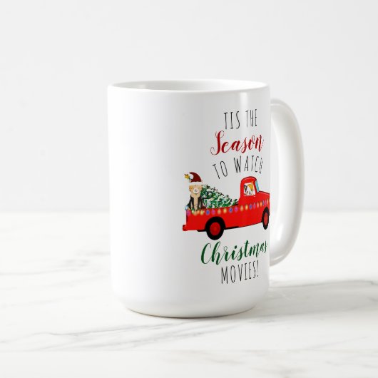 Red Truck & The Season to watch Kerstfilms Koffiemok (Voorkant rechts)