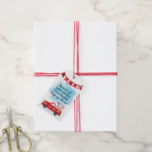 Red Truck Valentijnsdag Poem Favor Gift Labels Cadeaulabel (Met Touw)