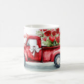 Red Truck Valentine Magische Mok (Center)
