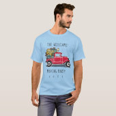 Red Truck van Moving Party T-shirt (Voorkant volledig)