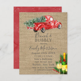  Red Truck Wine Brunch & Bubble Inviting Kaart
