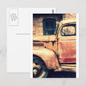 Red Truck Wreck Briefkaart (Voorkant / Achterkant)