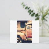 Red Truck Wreck Briefkaart (Staand voorkant)