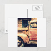 Red Truck Wreck Briefkaart (Voorkant / Achterkant)