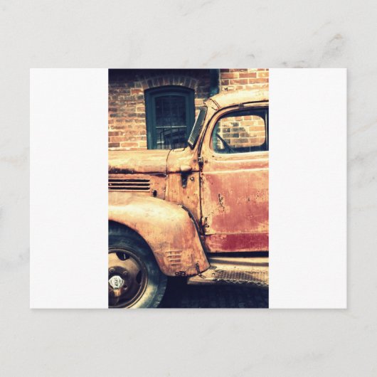 Red Truck Wreck Briefkaart (Voorkant)