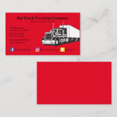 Red Trucking Company Visitekaartje (Voorkant / Achterkant)