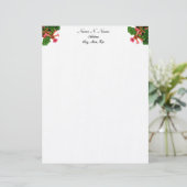 Red Trumpet Briefhoofd Sjabloon (Staand voorkant)