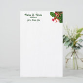 Red Trumpet Briefpapier (Staand voorkant)