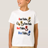 Red Tuba Blue Tuba T-shirt (Voorkant)