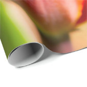 Red Tulip Blossom Cadeaupapier (Rol Hoek)
