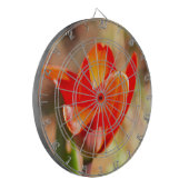 Red Tulip Blossom Dartbord (Voorkant Links)