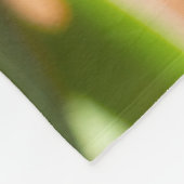 Red Tulip Blossom Fleece Deken (Hoek)