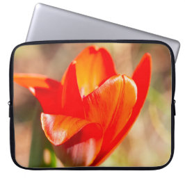 Red Tulip Blossom Laptop Sleeve