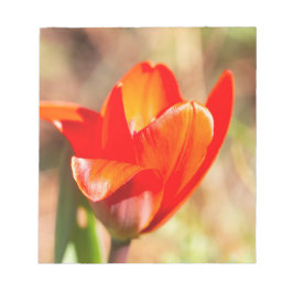 Red Tulip Blossom Notitieblok