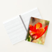 Red Tulip Blossom Notitieboek (Binnen)