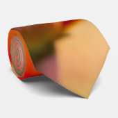 Red Tulip Blossom Stropdas (Opgerold)