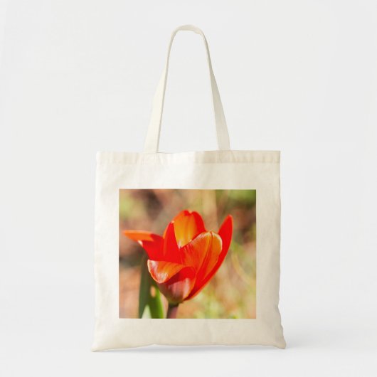 Red Tulip Blossom Tote Bag (Voorkant)