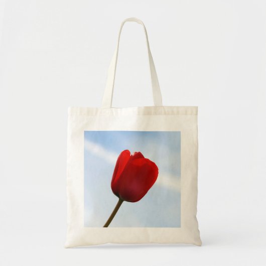 Red Tulip Canvas tas (Voorkant)