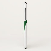 Red tulip flower design aangepast iPhone X hoesje (Achterkant/links)