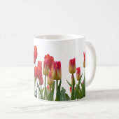 Red Tulip Flowers Koffiemok (Voorkant rechts)