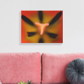 Red Tulip Flowers sluiten dicht Canvas Afdruk (Insitu (Woonkamer))