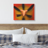 Red Tulip Flowers sluiten dicht Canvas Afdruk (Insitu (Slaapkamer))