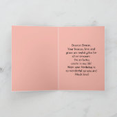 Red Tulip Happy Birthday Denise Kaart (Binnen)