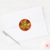 Red Tulip Heart Sticker (Envelop)